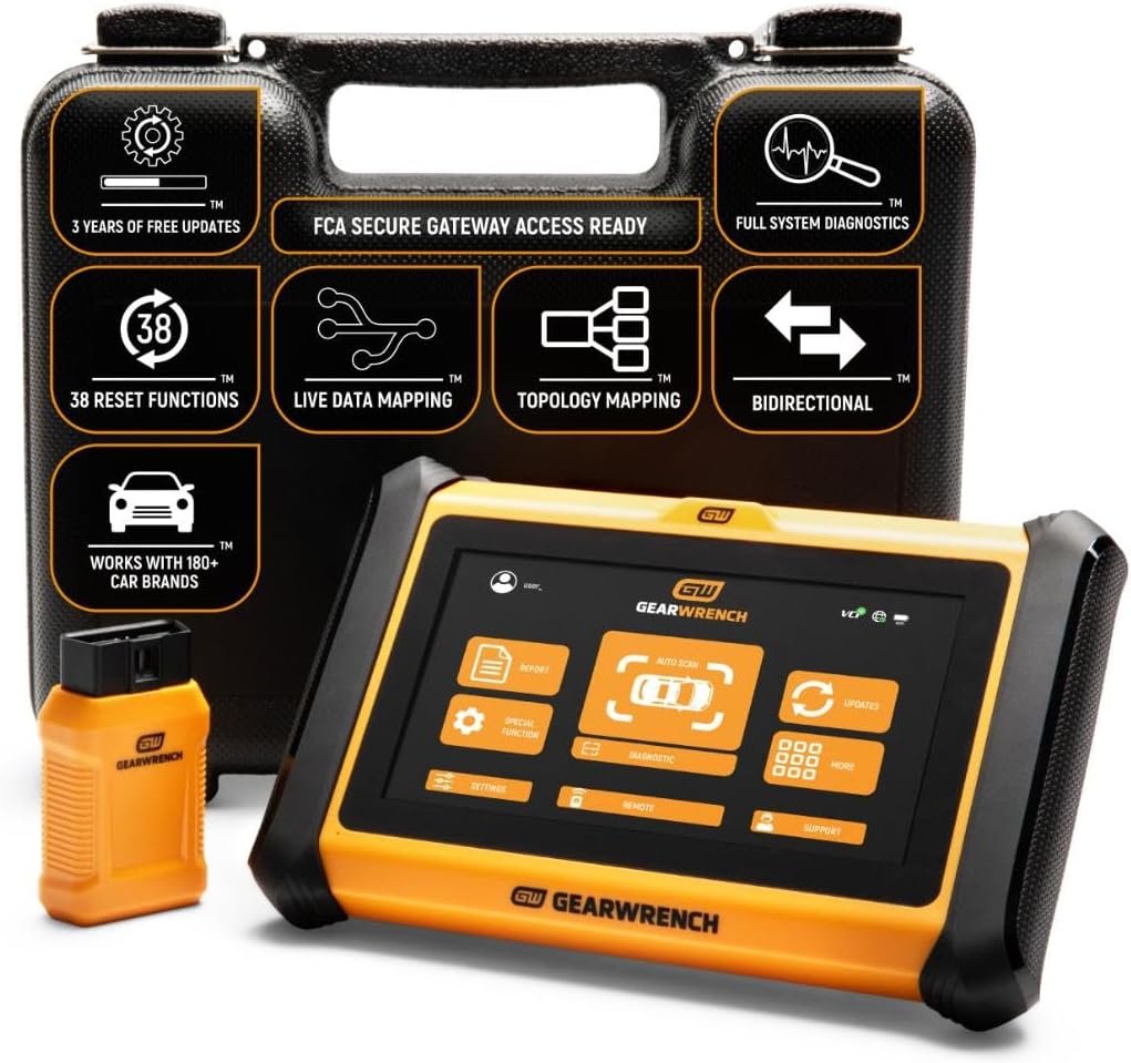 GearWrench GWSMART07 7″ Wireless Bi-Directional Diagnostic Tablet
