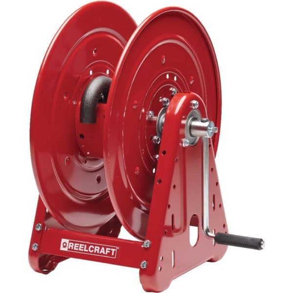 Reelcraft CA33106 L 3/4″ x 50 Ft. Premium Duty Hand Crank Hose Reel (Hose Not Included), 1″ NPTF Inlet/Outlet, 1000 PSI