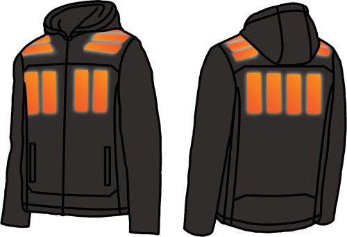 Milwaukee Tool M102B-21L Large Black Axis Heated Jacket Kit with M12 CP3.0 Battery/charger/USB-C Cable